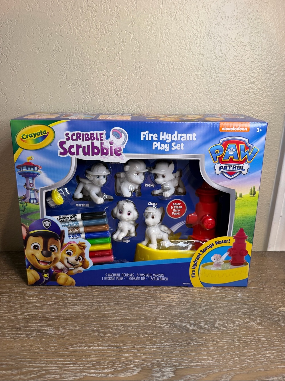 New Crayola Scribble Scrubbie Paw Patrol Fire Hydrant Playset